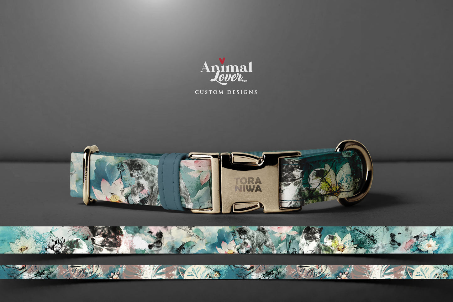 Spirit of the Lotus 2.5cm wide collar