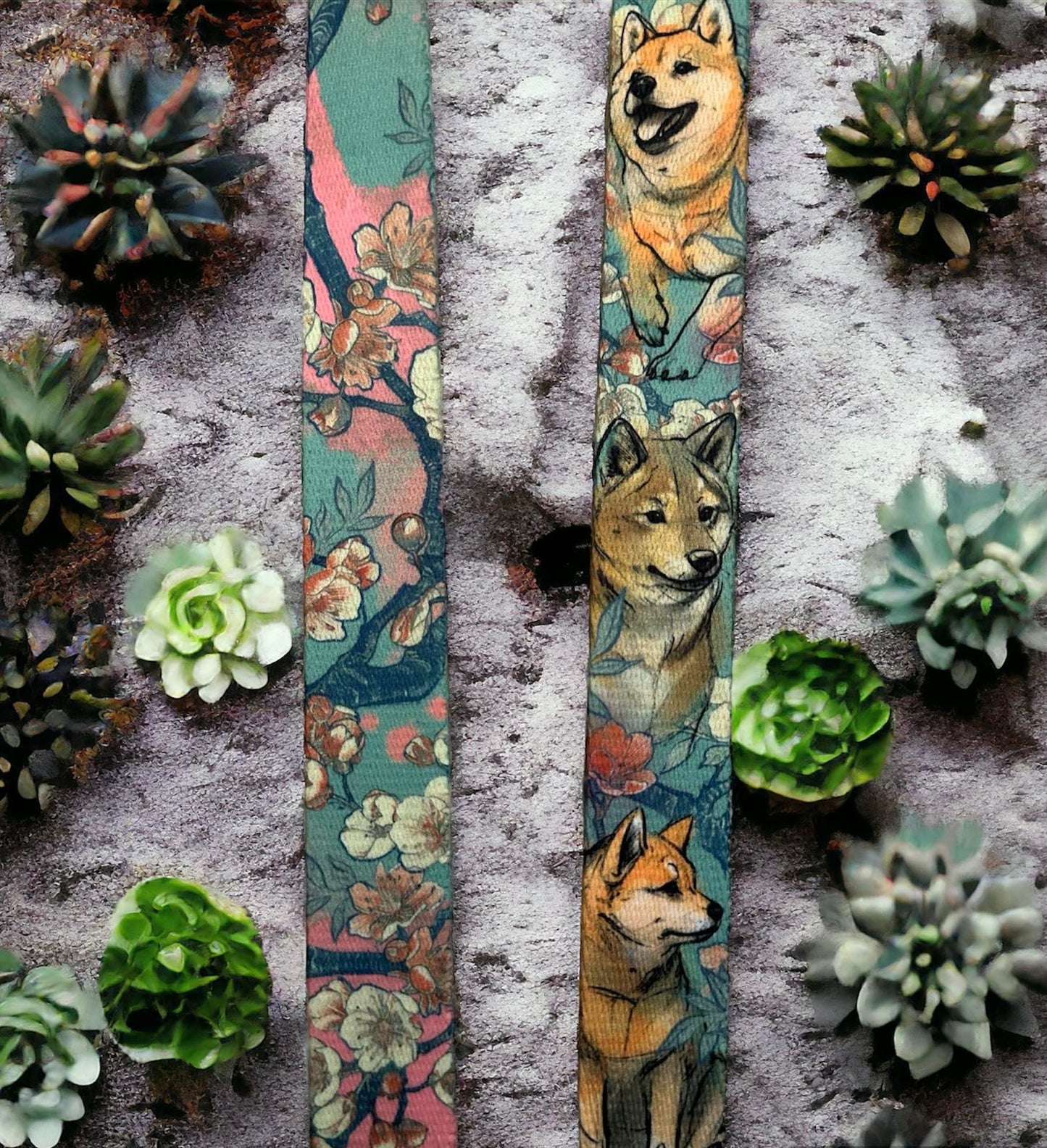 Sakura Shiba Collar 2.5cm wide