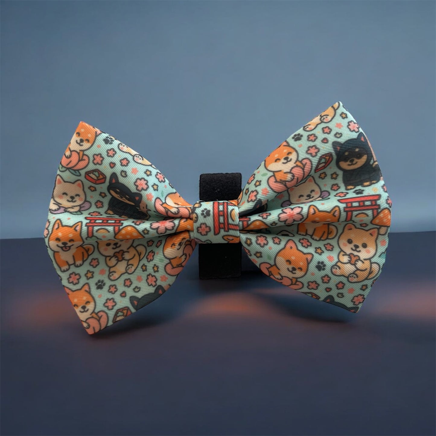 Bow tie with Shibas & Akitas small