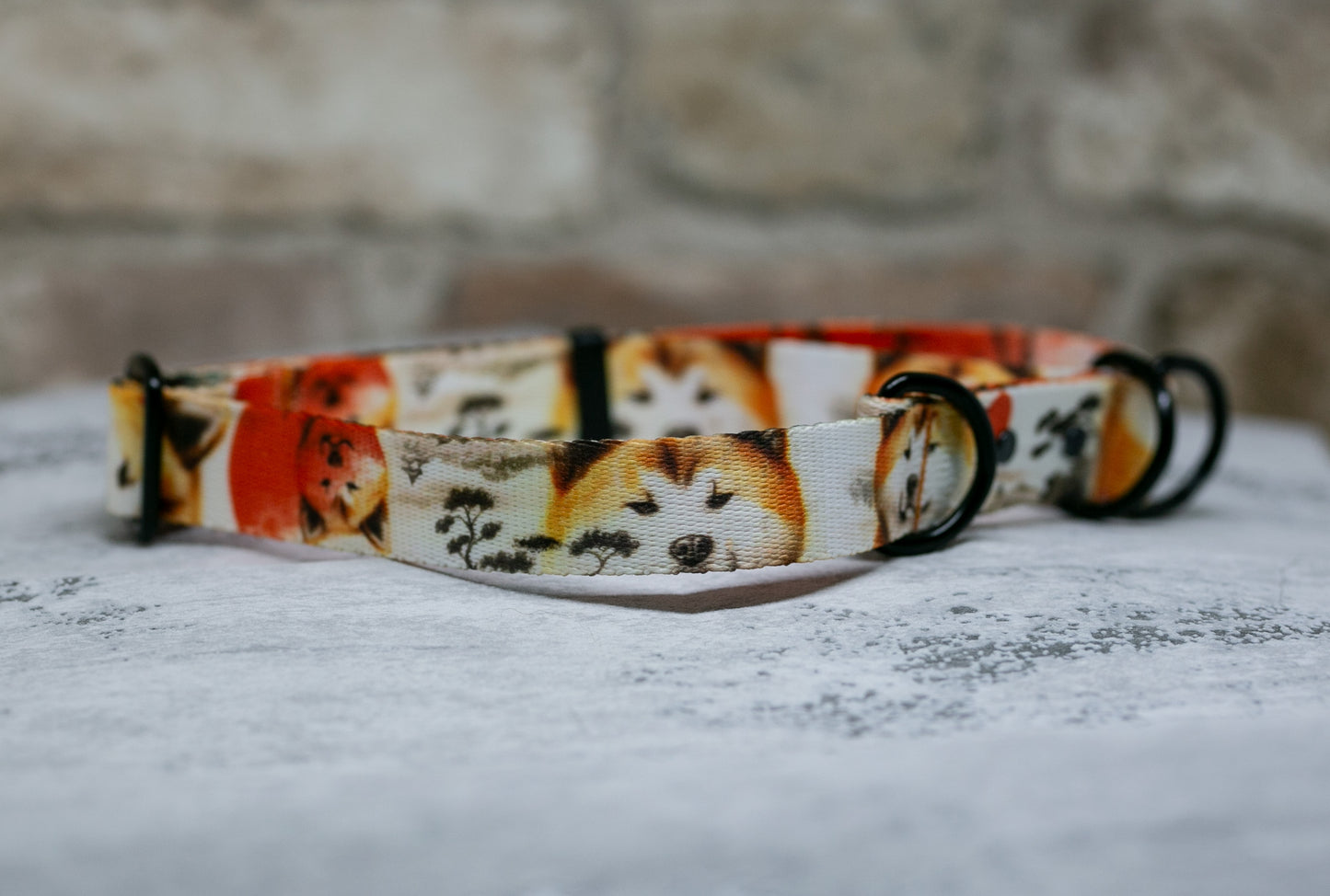 Red Akita Collar 2.5cm wide